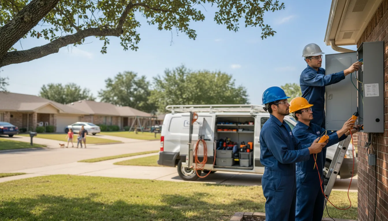 Certified electrician providing emergency electrical services in Hartville, MO